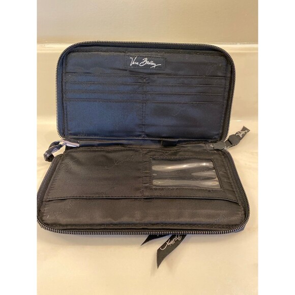 Vera Bradley Wristlet Wallet Rare Retired Baroque Pattern Clutch Bag - Picture 5 of 10